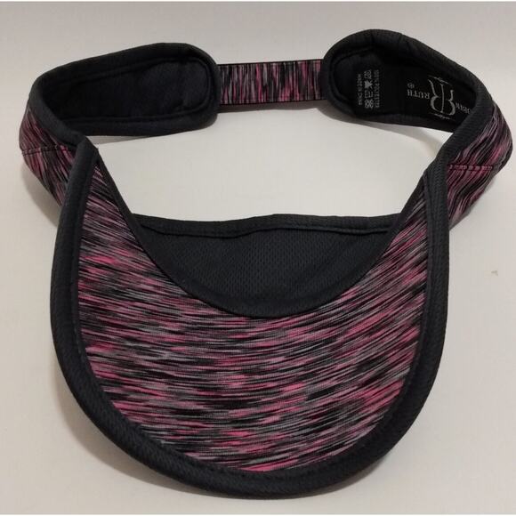 Robin Ruth Sun Visor Hat Cap Original Pink Gray Adjustable Orlando - Picture 3 of 8